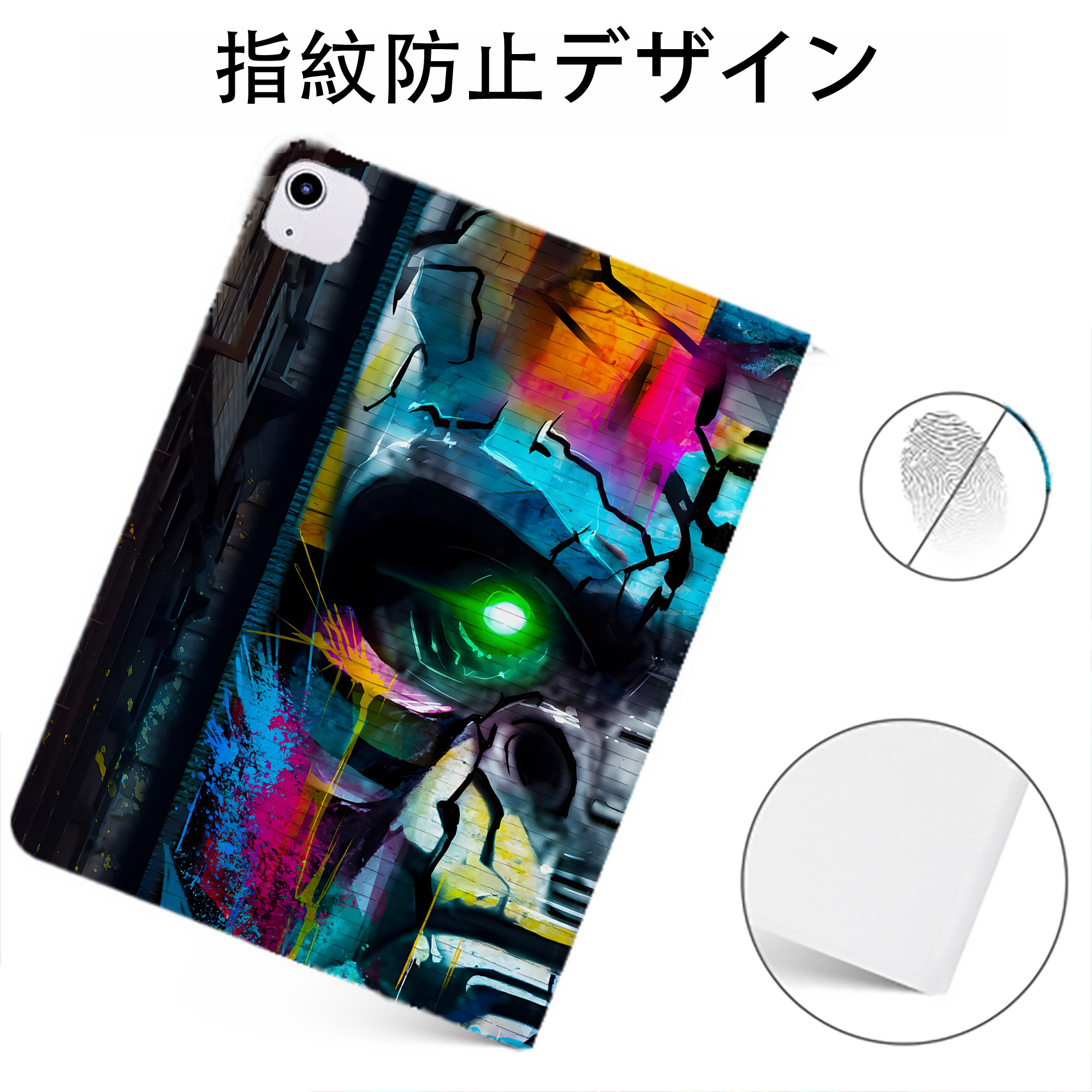 （画像用） Transformers トランスフォーマー IPadケース ペンホルダー付き ブックスタイルデザイン